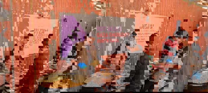 30 octobre 2024 - 5 000 repas ont été distribués dans le nord de Gaza dans des abris