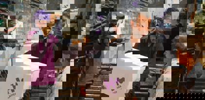 Colis alimentaire pour les réfugiés syriens 