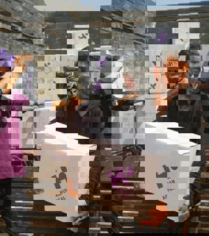 Colis alimentaire pour les réfugiés syriens 