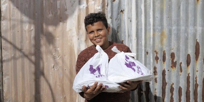 Repas chaud pour un jeûneur